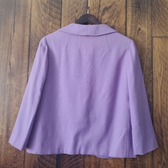 VINTAGE Joseph Magnin purple 3 piece 1950s women's suit Excellent condition - Picture 10 of 15